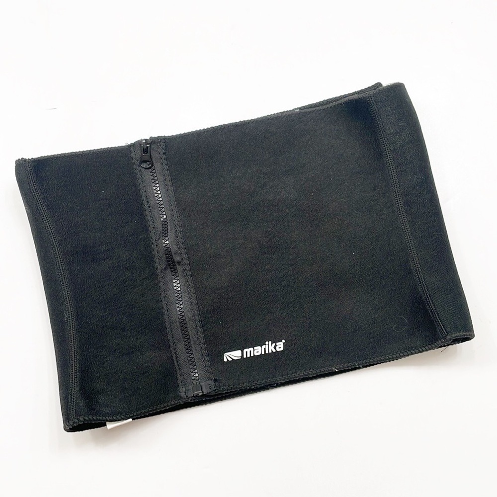 Marika Adjustable Zippered Slimmer Belt in Black